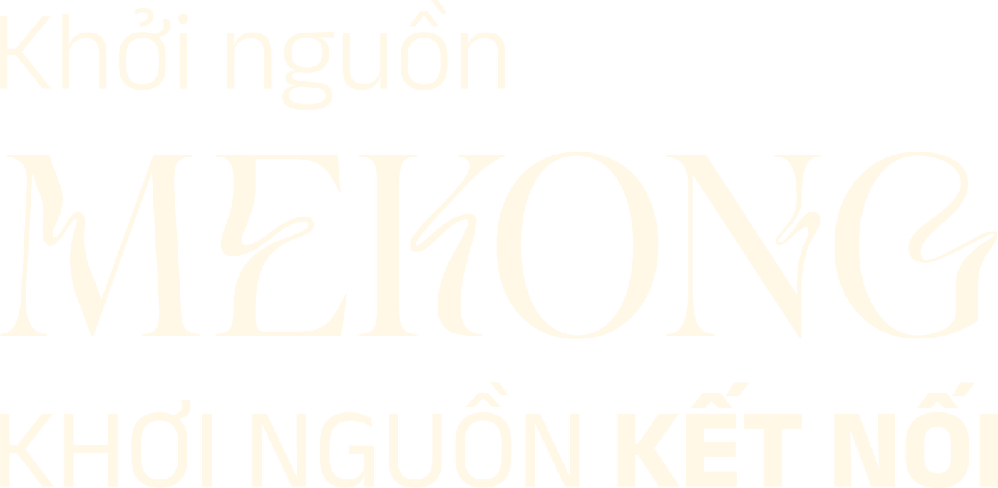 Khởi nguồn Mekong — khơi nguồn kết nối
